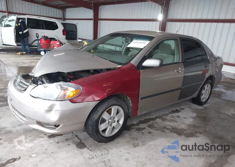 2003 Toyota Corolla Le z USA, uszkodzony, nr VIN 1NXBR32E73Z069382